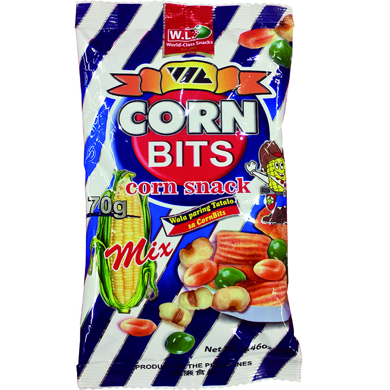 W.L Foods Cornbits Corn Snack Mix Nuts 70g Ana's Trading Online Shopping