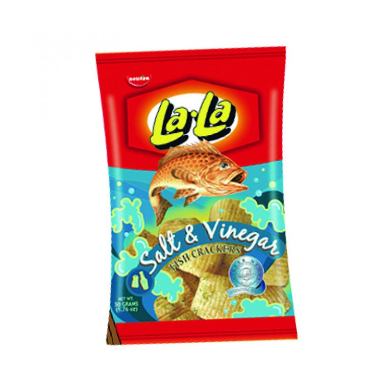 Lala Salt & Vinegar Fish Crackers 50g | Ana's Trading Online Shopping